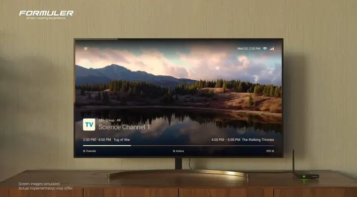Załadowanie treści IPTV na Formuler Box może zająć chwilę.

